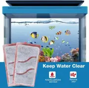 7 Pack Small Filter Cartridges Compatible with Tetra Whisper Bio-Bag Filter S...