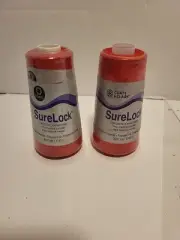 2, Surelock Overlock Thread 3,000yd-Tomato / Red