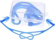 Swimming Cap Ear Protection Comfortable Silicone Ear Plugs for Noise Reduction Waterproof Diving Earplugs Cord