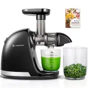 Slow Masticating Juicer AMZCHEF Slow Juicer Extractor Professional Machine Cold