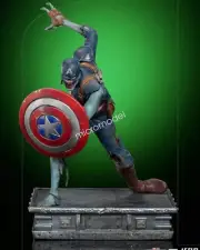Iron Studio 1/10 Zombie Captain America Resin Statue Model Collectible Limited