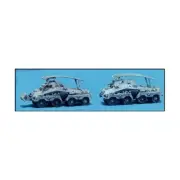 GHQ WWII Micro Armour Germany 1/ Brass Etched Aerials for SdKfz 232 & Pack New