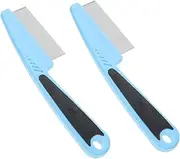 Generic Detangle Hair Easy 2pcs Dandruff Comb Fine Tooth Brush for Women Men Boys and Girls Scalp Care