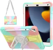 iPad 9/8/7th Generation Case with Kickstand, iPad 10.2 inch Case Cover