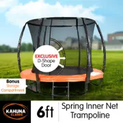 New 6ft Kahuna Trampoline Round Free Safety Net Spring Pad Cover Mat Ladder