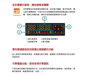 南極星 GPS-858 彩屏雙顯示衛星測速器【凱騰】 (8折)