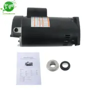 Standard Pool Pump B2843 230V 2 HP Square Flange Pool Motor Stainless Steel