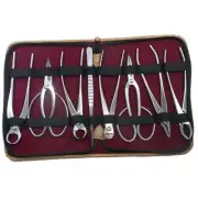 Kaneshin Bonsai Stainless Tool 177A 8pcs Scissors Tweezers etc. Set MediumLarge