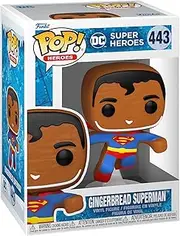 Funko PoP! DC Comics - Gingerbread Superman Vinyl Figure, 10 cm Height