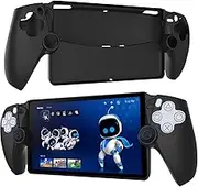 Compatible with Sony PlayStation Portal Case, Ultra Thin Shockproof Protective Skin Cover Anti-Scratch Shockproof Soft Silicone Soft Stand Matte Soft Case for Sony PlayStation Portal, Black