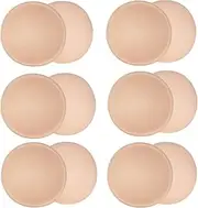 6 Pairs Round Bra Inserts Pads,URSMART Removable and washable Bra Cups Inserts for Bikinis Top Swimsuit Sport Bra