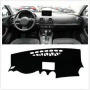 Car Interior Dashboard Trim Cover Dashmat Pad Kit BLK For Audi A3 2014-2017 2016