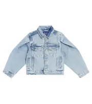 [Scotch & Soda Kids] Scotch & Soda Kids Puff-sleeve denim jacket Y 14 blue