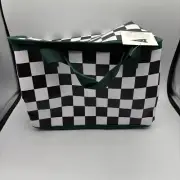 405 FL OZ /12 L Soft Sided Cooler Checkered Green Drink Snack Cooler