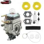 Carburetor Kit for Ryobi 308054129 RY38BP 38cc Backpack Blower with Spark Plug