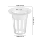 100pcs Net Pots Cups hydroponic cup soilless culture cup Water
