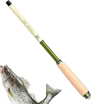 Pocket Fishing Pole,Lightweight Fish Rod - Portable Fishing Gear Accessories, Extendable Fish Pole with Non-Slip Handle for Riverside, Lakeside Or Beach