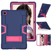 MCC Stylish Shockproof Samsung Galaxy Tab A8 10.5" Case Cover X200 X205 [Blue+Magenta]