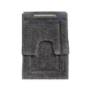 2pc Renee Taylor 2200 GSM Tufted Bath Mat Set Nickel