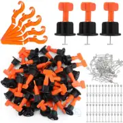 50/500pcs Tile Leveling System Kit Reusable Tile Spacer Wall Floor Clips Tools