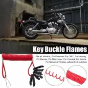 Boat Kill Engine 5 Keys Stop Switch Safety Lanyard Clip For Outboard