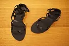 A. Emery Finnley Sandal Size 36 Black Leather NEW / Factory Seconds / RRP 139.95