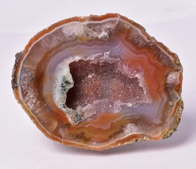 AGATE CREEK, AGATE GEODE HALF, POLISHED, AUSTRALIA S607