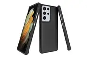 For Samsung Galaxy S21 Ultra Case Armour Protective Strong Cover Black