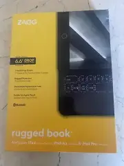ZAGG Rugged Book Keyboard iPad 7th 8th 9th Gen Detachable Case 3rd Gen iPad Air