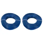 18AWG Gauge Stranded Hook-Up Wire PVC Tinned Copper Wire 30m/100ft Blue