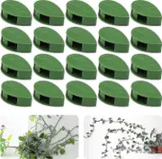 50pcs Plant Climbing Wall Fixture Clips - Invisible Self-adhesive Hanging Plant Vines Clips 50 Pcs