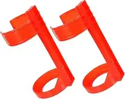 GRIRIW Car Fire Extinguisher Mounting Bracket Red Plastic Wall Bracket for Fire Extinguisher Mounting Brackets for Cars Trucks and Offices