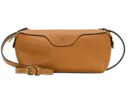 Patricia Nash Joliet Leather Crossbody Convertible Pouch-Hazelnut-NWT