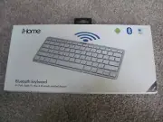 iHome IMAC-K111S Bluetooth Wireless Keyboard for Mac, iPad, Apple TV & Bluetooth
