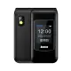 Benten F60 Plus 雙螢幕4G折疊手機-黑色-送皮套+電池
