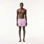 Crocodile Print Swim Trunks
