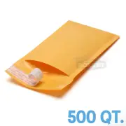 500 #00 5x10'' Kraft Bubble Padded Envelopes Mailers 5 x 10 from TheBoxery