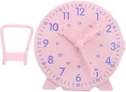 QUMIIRITY Teaching Time Clock Boys and Girls Learning Clock for Children Coordinated Hands Classroom Learning Tool