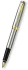 Parker Sonnet Rollerball Pen Stainless Steel & Gold New In Box S0809130