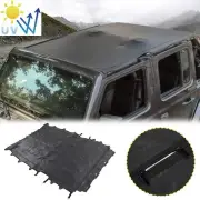 Soft Top Bikini Sunshade Mesh Anti-UV for 4 Door Jeep Wrangler JL 2018+ Leather