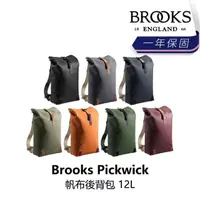 在飛比找momo購物網優惠-【BROOKS】Pickwick 帆布後背包 12L 黑色/