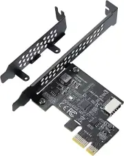 PCI-E 1X to USB 3.2 GEN1 5Gbps Type-E A-Key Expansion Card,Front Panel Type-C In