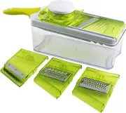 Tiabo Mandoline Slicer Set Slice, Cut, Grate, Julienne 4 in 1