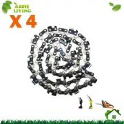 4Pcs Chainsaw Chains 50DL 3/8 LP .050 For 14" STIHL MINI BOSS WOODBOSS POLESAWS
