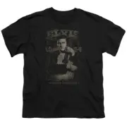 Elvis Presley 1954 Kids Youth T Shirt Licensed The King Rock Music Tee Black