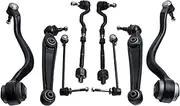 8pcs Front Lower Suspension Wishbone Control Arms Kit Compatible With BMW X5 X6 E70 E71 E72