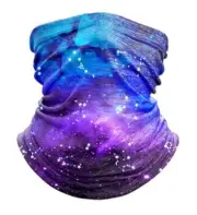 Galaxy Night Skies Gaiter Adult One Size Ocean Beach Outer Space Fashion New