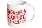 Stranger Things: Mornings Are for Coffee & Contemplation Novelty Mug