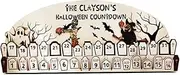 Halloween Advents Calendar(2023 New) Countdown Calendar, Halloween with Three Dolls
