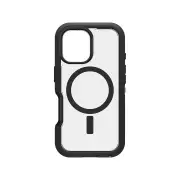 OtterBox Defender XT Clear Phone Case for iPhone 16 - Dark Side (Clear/Black)
